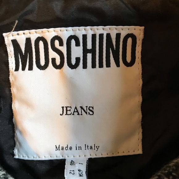 MOSCHINO | Heather Grey Button Up Jacket - Picture 2 of 4